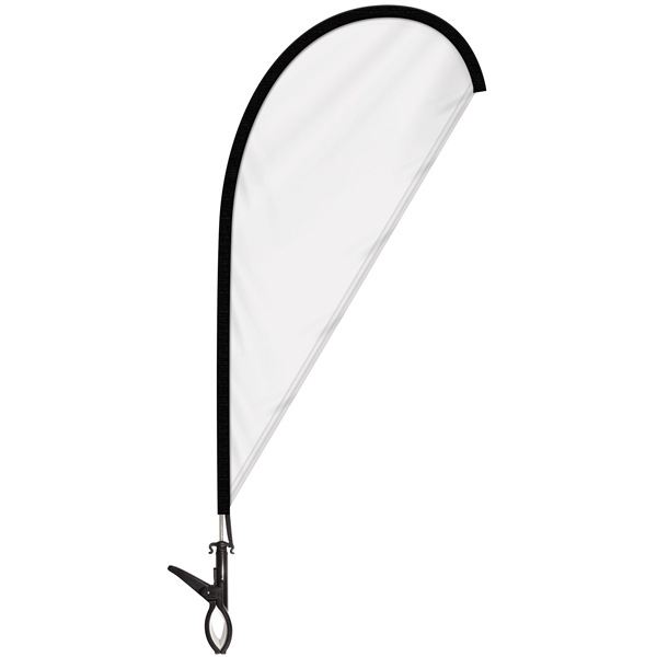 Double Sided Mini Teardrop Banner with Clip attached... from ASI 80228 Quinn