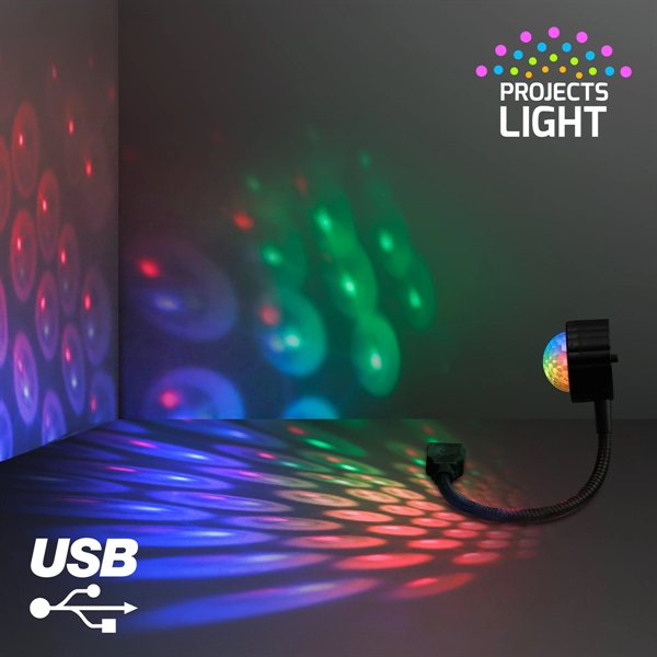 USB Party Light Mini Disco Ball, 9 Settings; Blank Pricing... from ASI 34194 ALightPromos