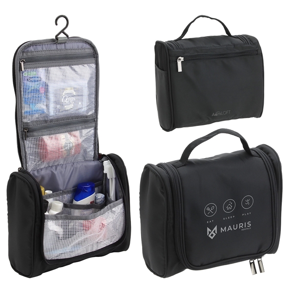 Jet Black Toiletry Kit... from ASI 36730 Ariel Premium Supply Inc