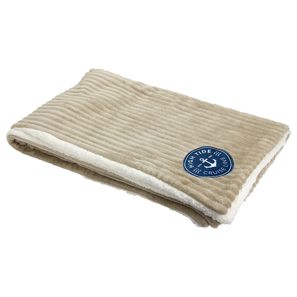 Sherpa & Flannel Blanket... from ASI 36730 Ariel Premium Supply Inc