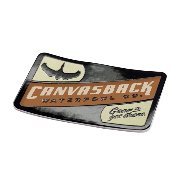 PU leather patches in custom shapes and embossed imprint.... from ASI 52263 EMT