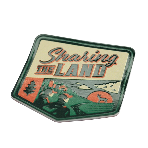 PU leather patches in custom shapes and embossed imprint.... from ASI 52263 EMT