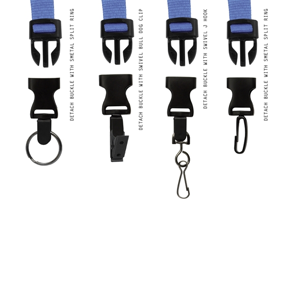 5/8" Optiweave Silk Screen Lanyard with breakaway safety connector... from ASI 49470 DEVARA