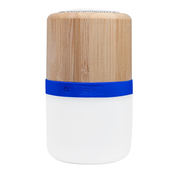 ECO Friendly Bamboo nightlight Bluetooth speaker 4 light modes: Red color,... from ASI 90154 Sunjoy Group Inc