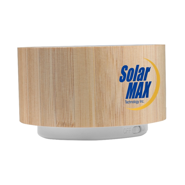 Drake Bamboo Colorful Light-Up Bluetooth Speaker... from ASI 90154 Sunjoy Group Inc