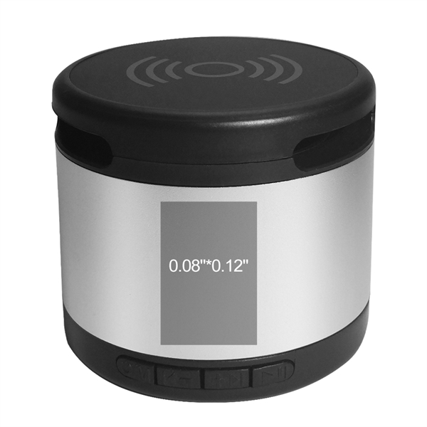 The Jones metal Bluetooth® speaker and wireless charging pad combines premium... from ASI 90154 Sunjoy Group Inc