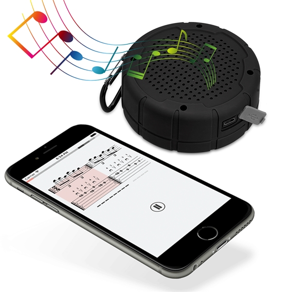 The Orator Waterproof Bluetooth Speaker sounds amazing. The 3W output fills... from ASI 90154 Sunjoy Group Inc