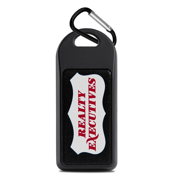 Douglas Park Bluetooth Speaker with Carabiner comes with a high-capacity lithium... from ASI 90154 Sunjoy Group Inc