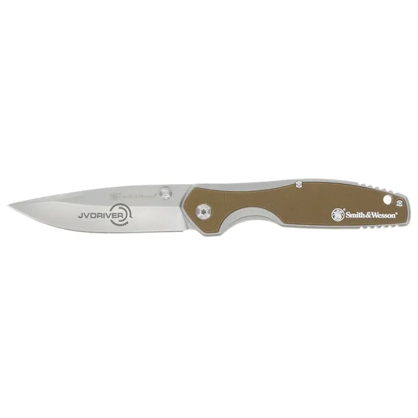 Smith & Wesson® knife that packs a sturdy blade for heavy... from ASI 46170 Compass Industries Inc