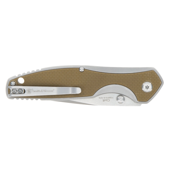 Smith & Wesson® knife that packs a sturdy blade for heavy... from ASI 46170 Compass Industries Inc