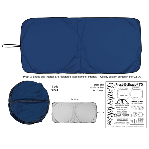 TX-Line economy sunshades . With a double -loop , one -piece... from ASI 37586 Auto-Sun-shade/Intertek