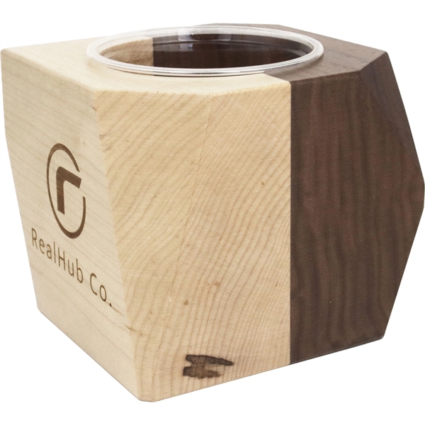 Geometric Wooden Planter... from ASI 54100 Fields Manufacturing Inc / Sprout Tyme Line by American Greenwood