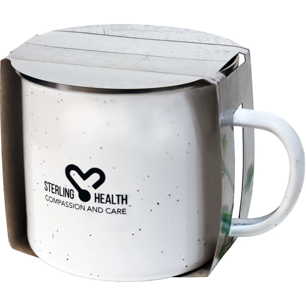 Sip N Seed grow kit with enamel coated steel mug in... from ASI 54100 Fields Manufacturing Inc / Sprout Tyme Line by American Greenwood