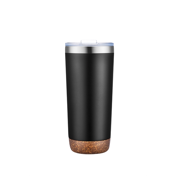 22 Oz Vacuum Sealed Travel Tumbler with Powdered Finish and Natural... from ASI 68190 Lungsal / Lungsal