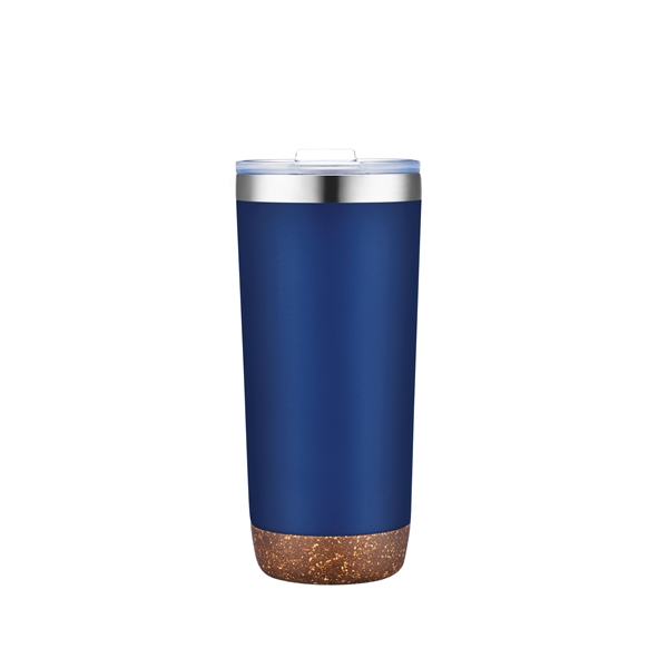22 Oz Vacuum Sealed Travel Tumbler with Powdered Finish and Natural... from ASI 68190 Lungsal / Lungsal