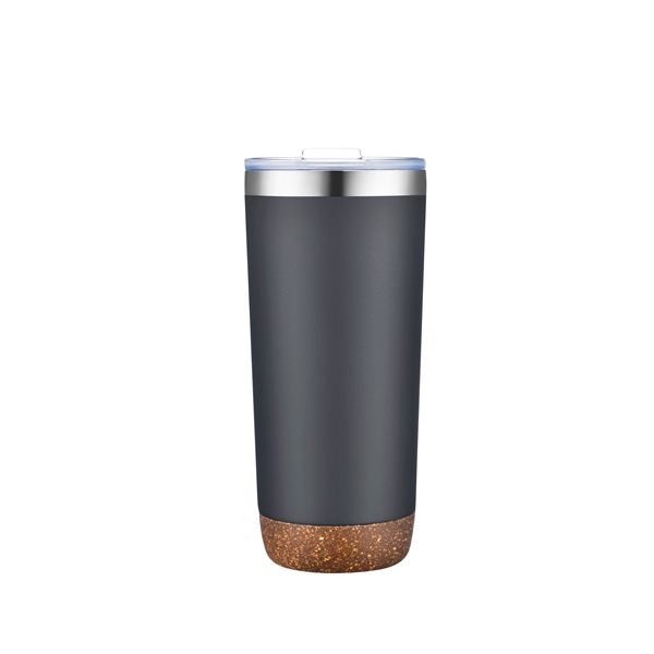 22 Oz Vacuum Sealed Travel Tumbler with Powdered Finish and Natural... from ASI 68190 Lungsal / Lungsal