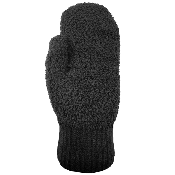 Deluxe acrylic knit mittens featuring fuzzy lining.... from ASI 90160 Suntex Industries