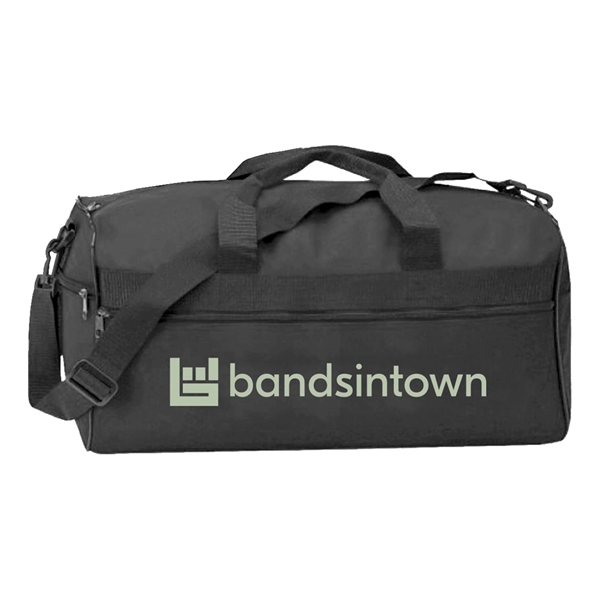 Durable square duffel bag perfect for sports teams or gym use.... from ASI 31517 Admart Products / Admart Line