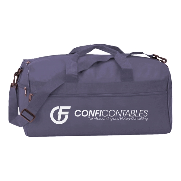 Durable square duffel bag perfect for sports teams or gym use.... from ASI 31517 Admart Products / Admart Line