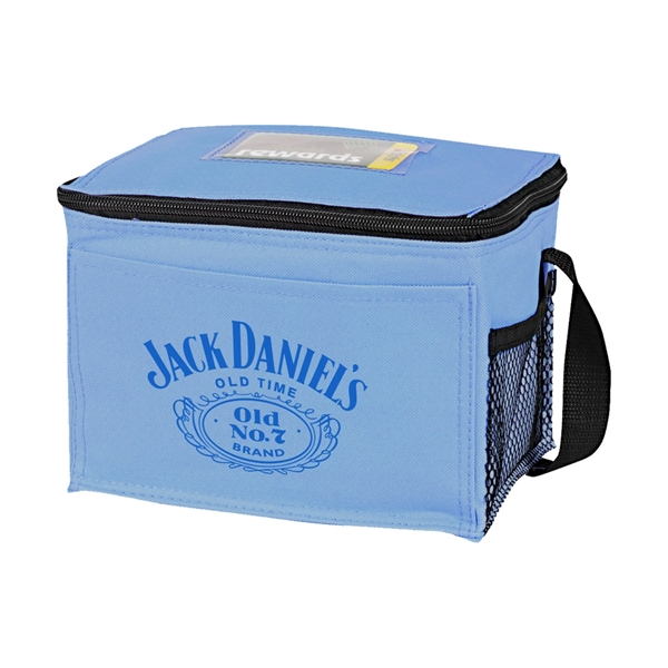 Six pack cooler lunch bag with ID holder.... from ASI 31517 Admart Products / Admart Line