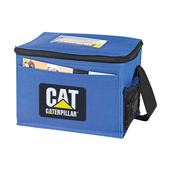 Six pack cooler lunch bag with ID holder.... from ASI 31517 Admart Products / Admart Line