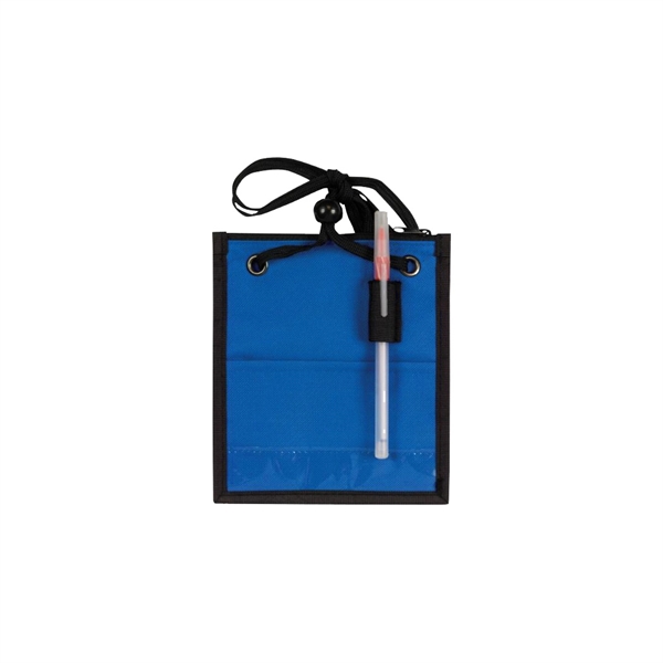 Large badge holder with zipper tote opening.... from ASI 31517 Admart Products