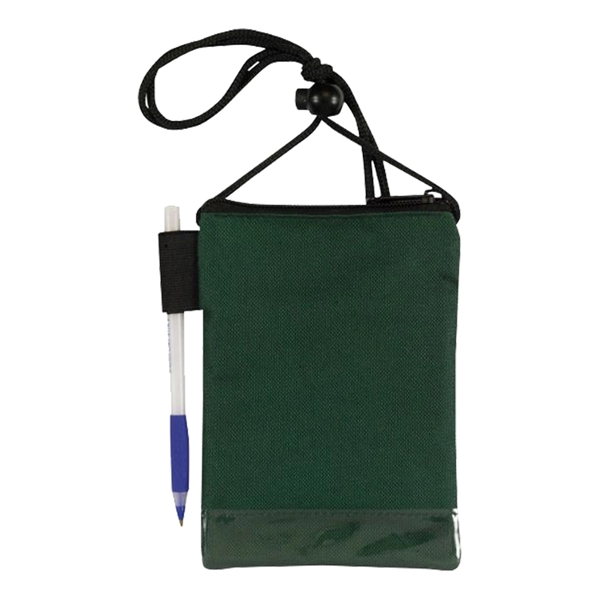 Badge holder with zipper top opening.... from ASI 31517 Admart Products / Admart Line