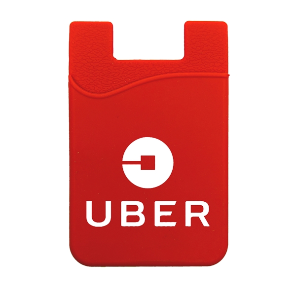 Silicone wallet attaches to your cell phone.... from ASI 90807 Tekweld