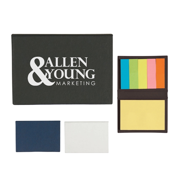 Sticky book with sticky notes and flags.... from ASI 61125 Hit Promotional Products / Hit®