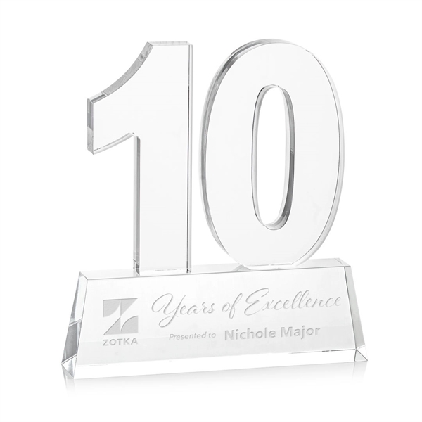 Milestone Award. Available with single, double or triple digits, these awards... from ASI 84592 St Regis Group / St Regis