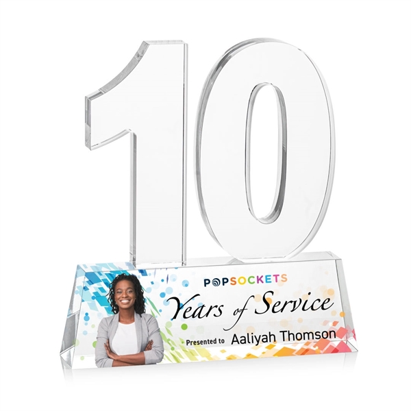 Milestone Award. Available with single, double or triple digits, these awards... from ASI 84592 St Regis Group / St Regis