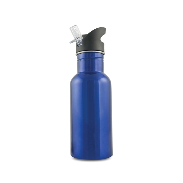 Single wall stainless steel water bottle with a twist lid... from ASI 84592 St Regis Group