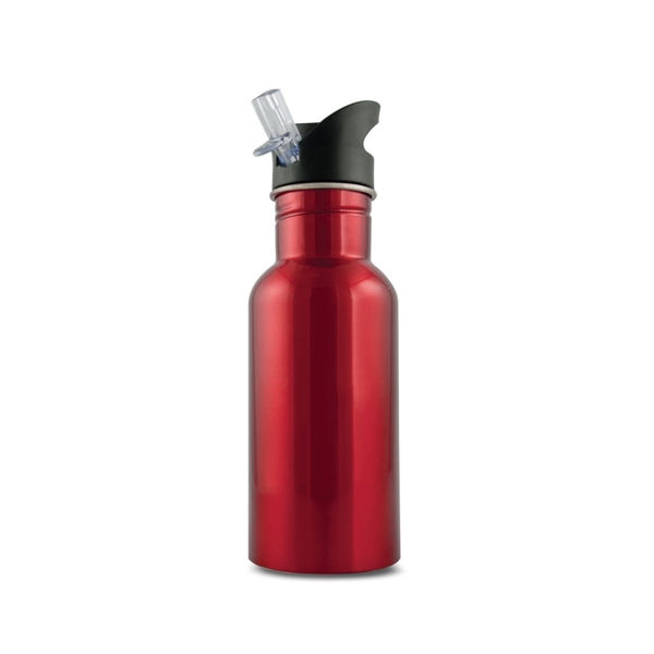 Single wall stainless steel water bottle with a twist lid... from ASI 84592 St Regis Group
