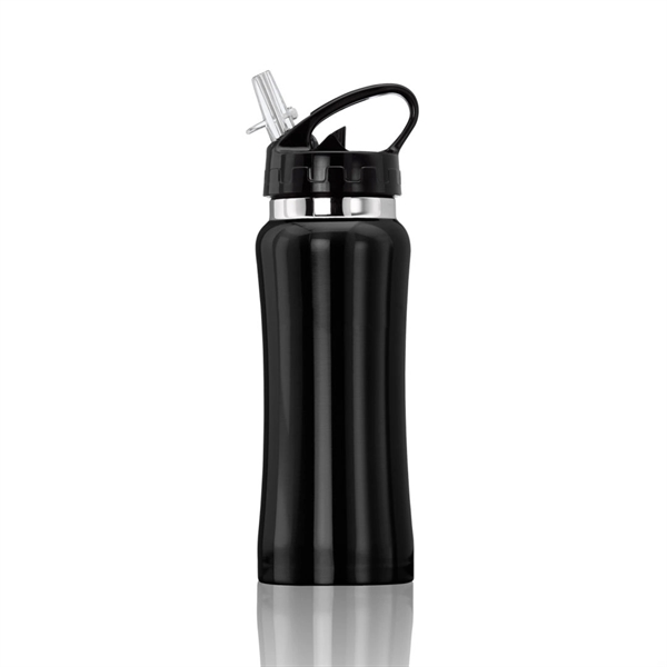 Stainless steel sport bottle with easy to drink spout... from ASI 84592 St Regis Group