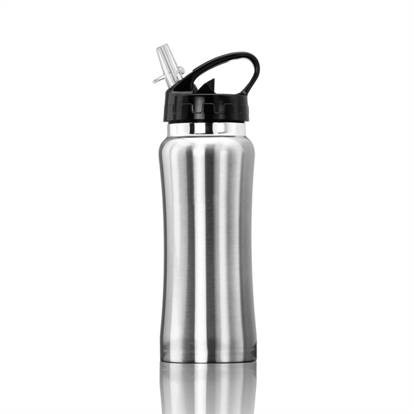 Stainless steel sport bottle with easy to drink spout... from ASI 84592 St Regis Group