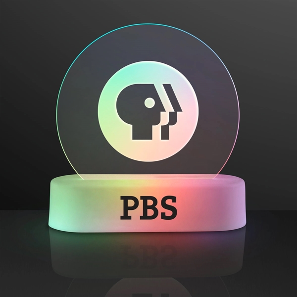 Customizable Acrylic Light LED Table Decoration; Blank & Imprint Pricing... from ASI 34194 ALightPromos