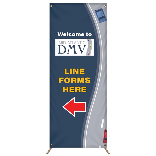 X-Banner Kit with  60" X 24" Banner... from ASI 80228 Quinn