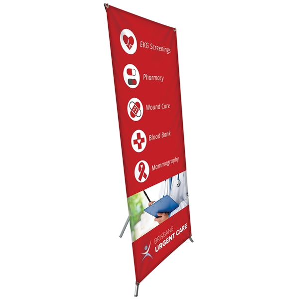 X-Banner Kit with  30.5" X 74" Banner.... from ASI 80228 Quinn