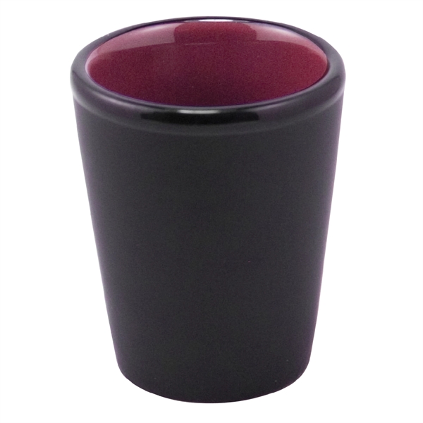 2 Oz. ceramic shot with black matte finish.... from ASI 74245 Nordic Co Inc / Nordic Nordic Promos