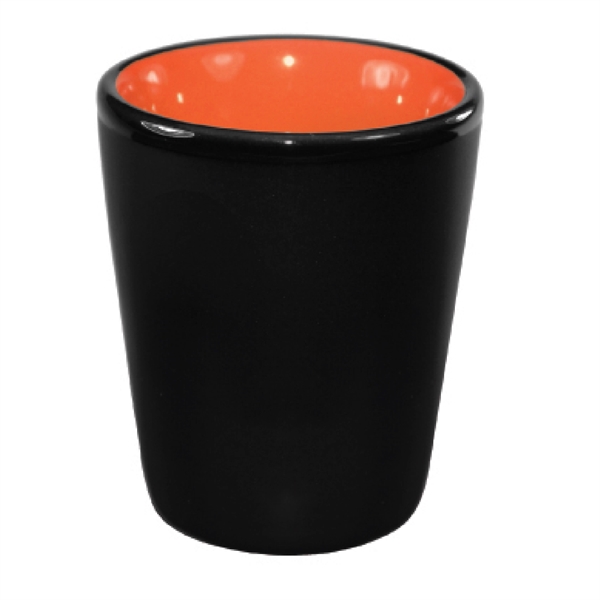 2 Oz. ceramic shot with black matte finish.... from ASI 74245 Nordic Co Inc / Nordic Nordic Promos