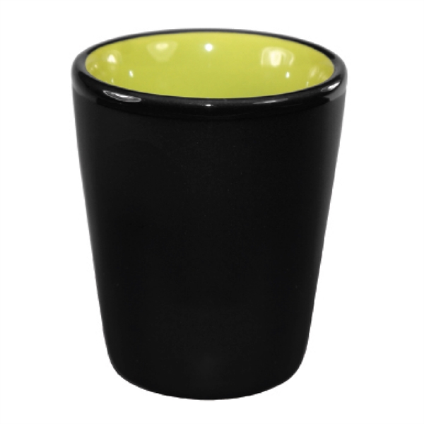 2 Oz. ceramic shot with black matte finish.... from ASI 74245 Nordic Co Inc / Nordic Nordic Promos