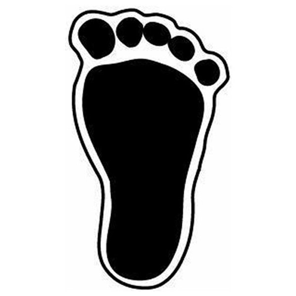 Magnets - Stock Shape Collection - Full Color. Foot shaped.... from ASI 80210 Quikey Mfg Co Inc