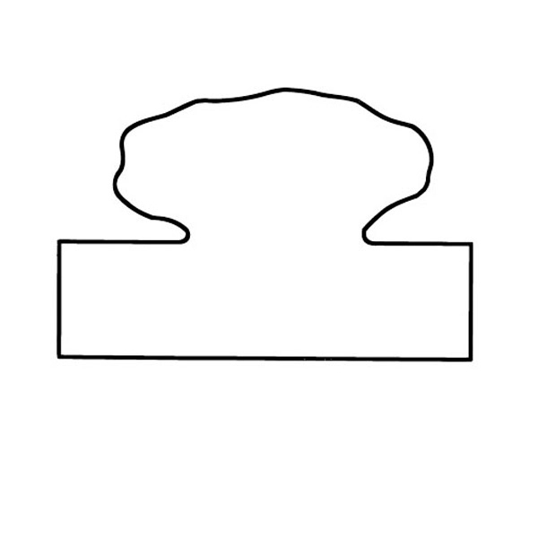 Magnets - Stock Shape Collection - Full Color. Tree on box... from ASI 80210 Quikey Mfg Co Inc