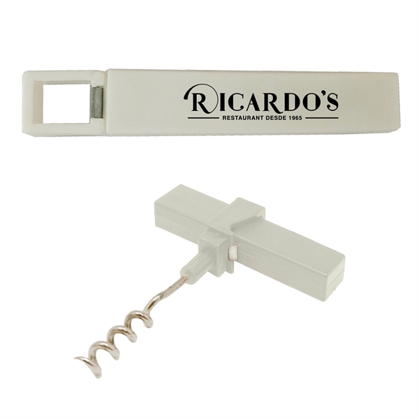 This multifunction tool features a bottle opener and removable corkscrew. Features... from ASI 52710 Lincoln Line