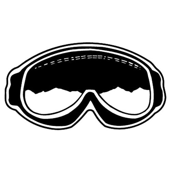 Magnets - Stock Shape Collection - Full Color. Ski goggles shaped.... from ASI 80210 Quikey Mfg Co Inc / Quikey Line