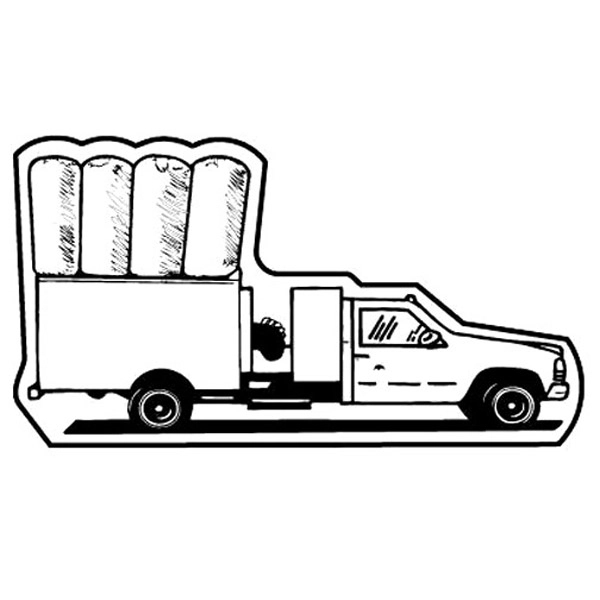 Magnets - Stock Shape Collection - Full Color. Vacuum truck shaped.... from ASI 80210 Quikey Mfg Co Inc / Quikey Line