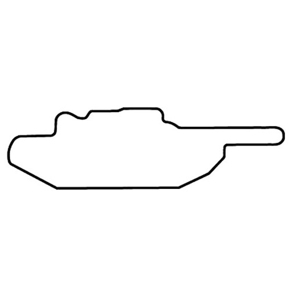 Magnets - Stock Shape Collection - Full Color. Tank shaped.... from ASI 80210 Quikey Mfg Co Inc / Quikey Line