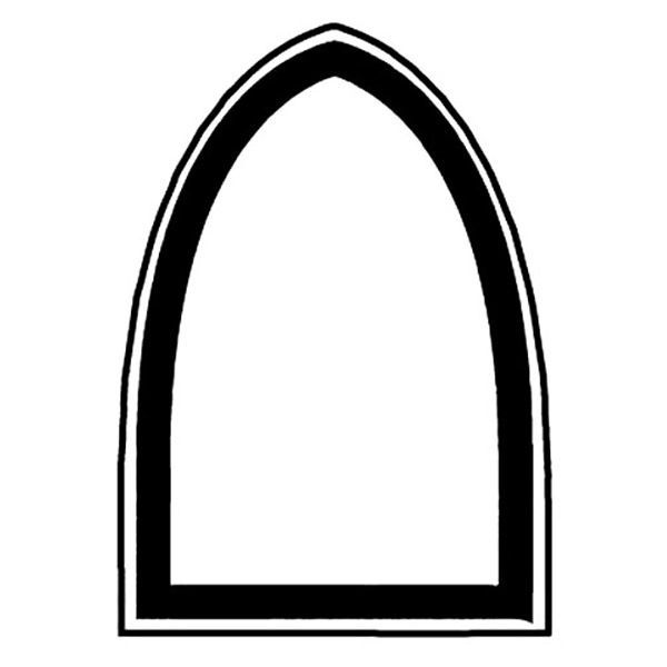 Magnets - Stock Shape Collection - Full Color. Arch shaped.... from ASI 80210 Quikey Mfg Co Inc / Quikey Line