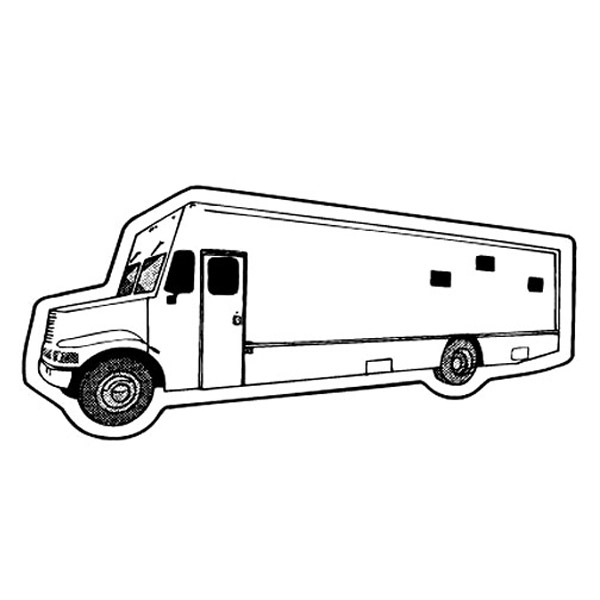 Magnets - Stock Shape Collection - Full Color. Step van shaped.... from ASI 80210 Quikey Mfg Co Inc / Quikey Line