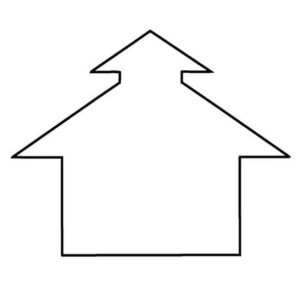 Magnets - Stock Shape Collection - Full Color. School house shaped.... from ASI 80210 Quikey Mfg Co Inc / Quikey Line